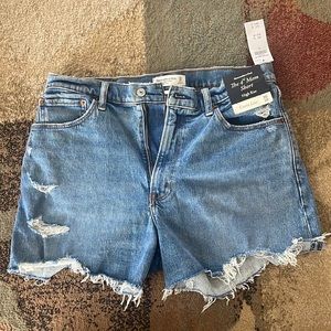 Abercrombie & Fitch curve love high rise shorts